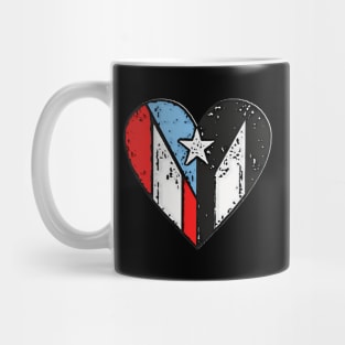 Puerto Rican Flags | Boricua Heart, Puerto Rico Mug